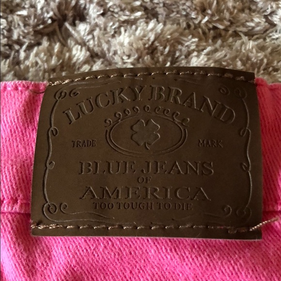 Girls Pink Lucky Brand Shorts - Picture 2 of 4